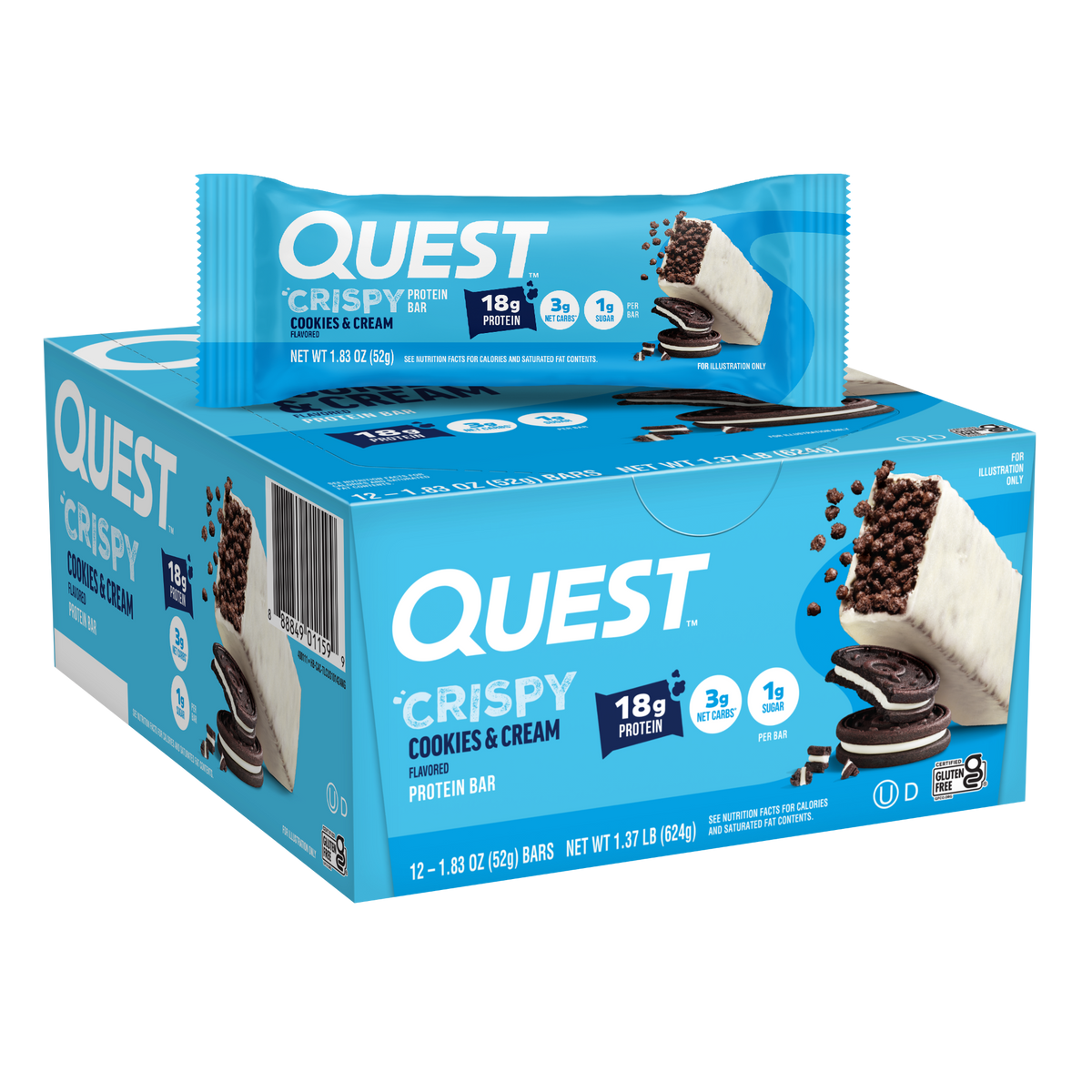 cookies-and-cream-crispy-hero-protein-bars-b4 400111_QN_USA_Pkg_Crispy_ProteinBar_CAC_12ctCarton_3D_Composite_Force.png